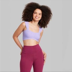 NWT Wild Fable Tiny Bra Top in Lavender